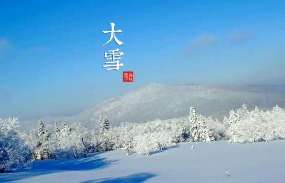 大雪节气的暖心问候祝福语  大雪节气的唯美说说